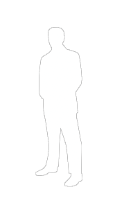 Silhouette of a man Silhouette of a man